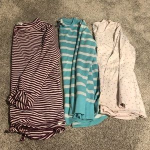 BUNDLE—Girls long sleeve shirts